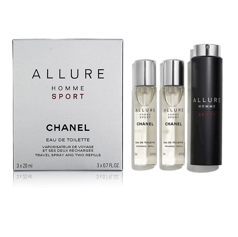 Chanel Allure Homme Sport Extreme Eau de Parfum 20ml Travel Spray + 2 x  20ml Refills