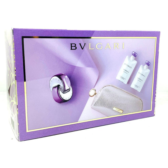 Bvlgari Omnia Amethyst 65ML EDT 4 Piece Gift Set Women