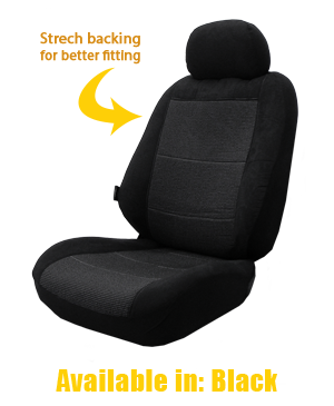 Esteem Deploy Safe Car Seat Covers in Black