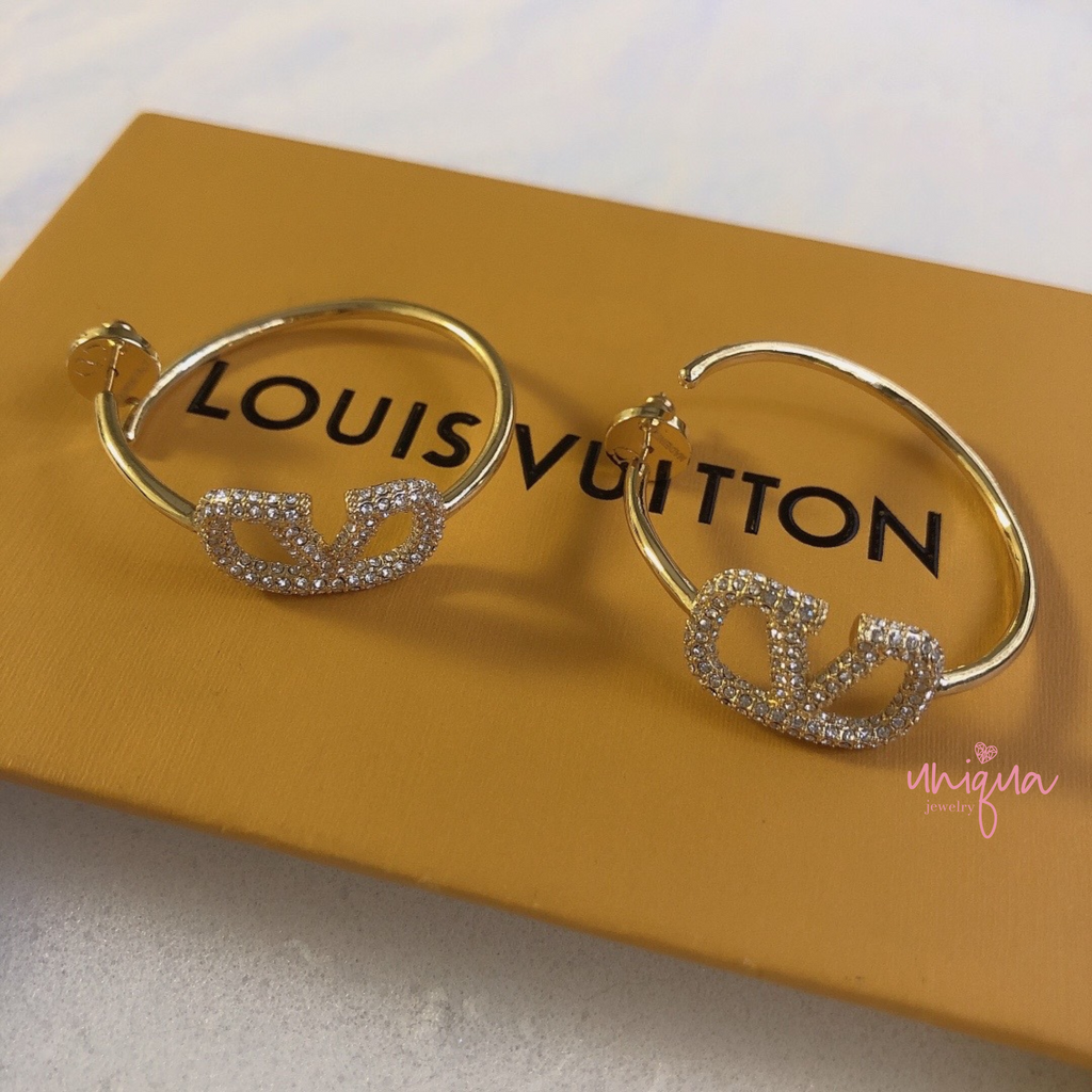 dhgate jewelry louis vuitton hoops earrings