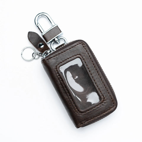 Car Key Organizer leather black – Derichi Leather