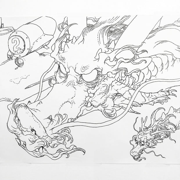 yakuza dragon drawing