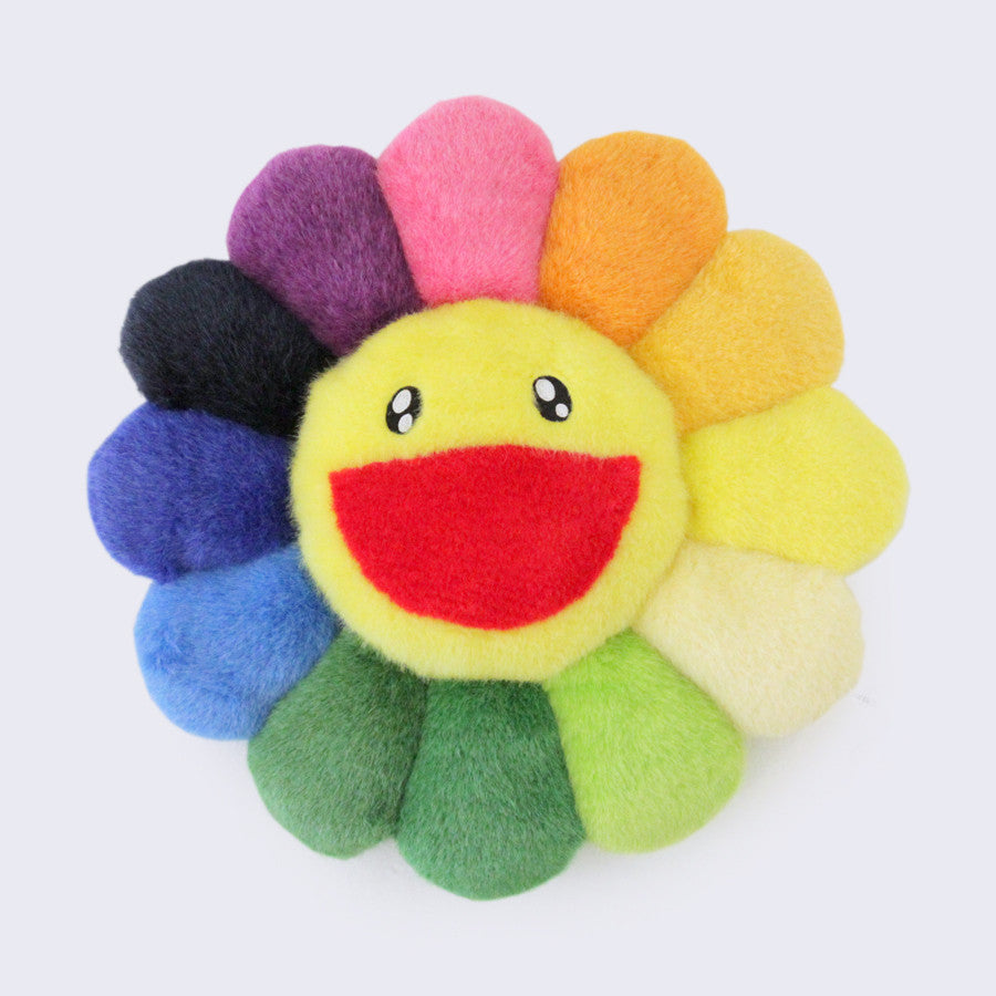 Takashi Murakami Rainbow Flower Cushion 12 Inches Giantrobotstore