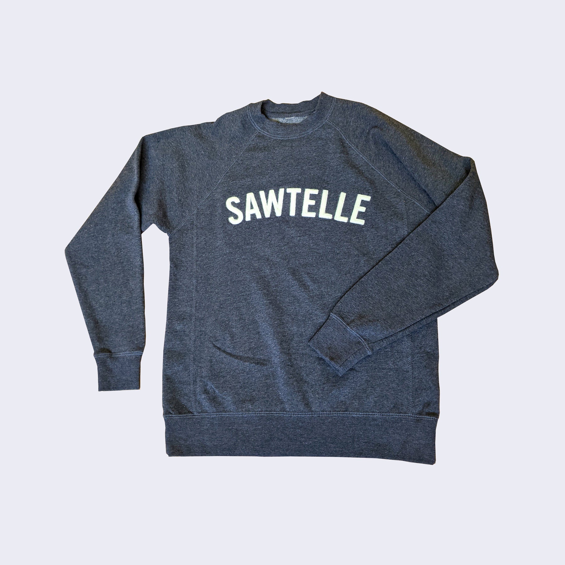 Giant Robot - Sawtelle Raglan Pull-Over Sweatshirt (Heather Blue)