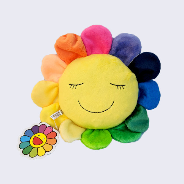 Takashi Murakami Kutakuta Rainbow Flower Plush Giantrobotstore