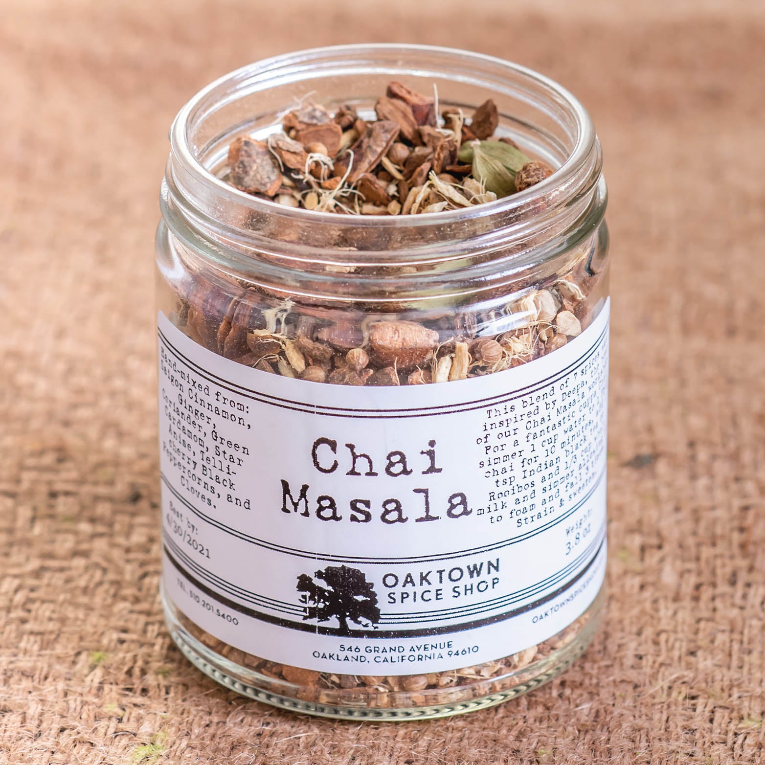 Chai Masala in 1 Cup Bag or Jar from $9.00 | Oaktown Spice Shop