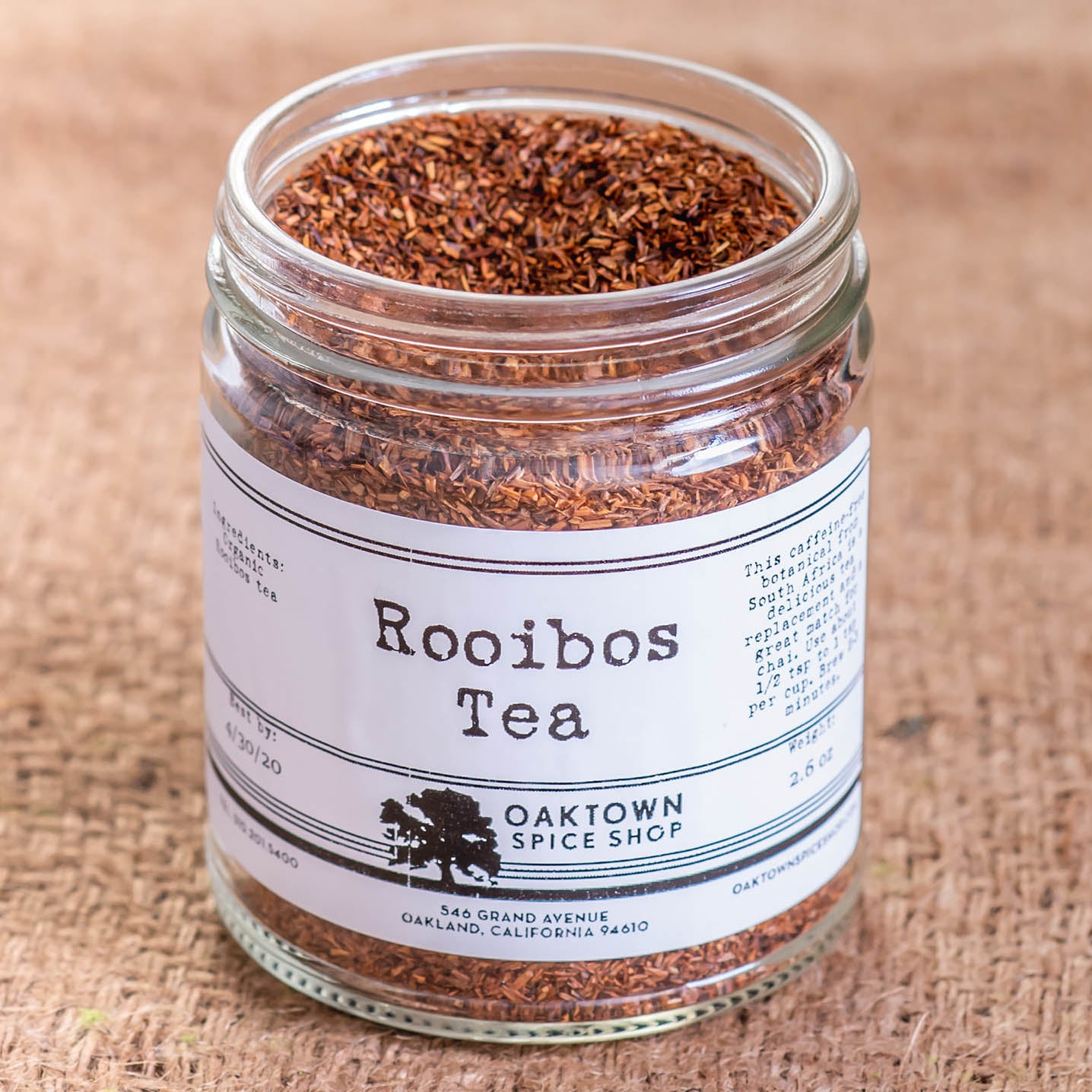 Rooibos Tea (Organic) - Oaktown Spice Shop