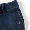 Ann Taylor Loft Jean Shorts Womens Sz 2 Blue Denim 4" Inseam Mid Rise Dark Wash