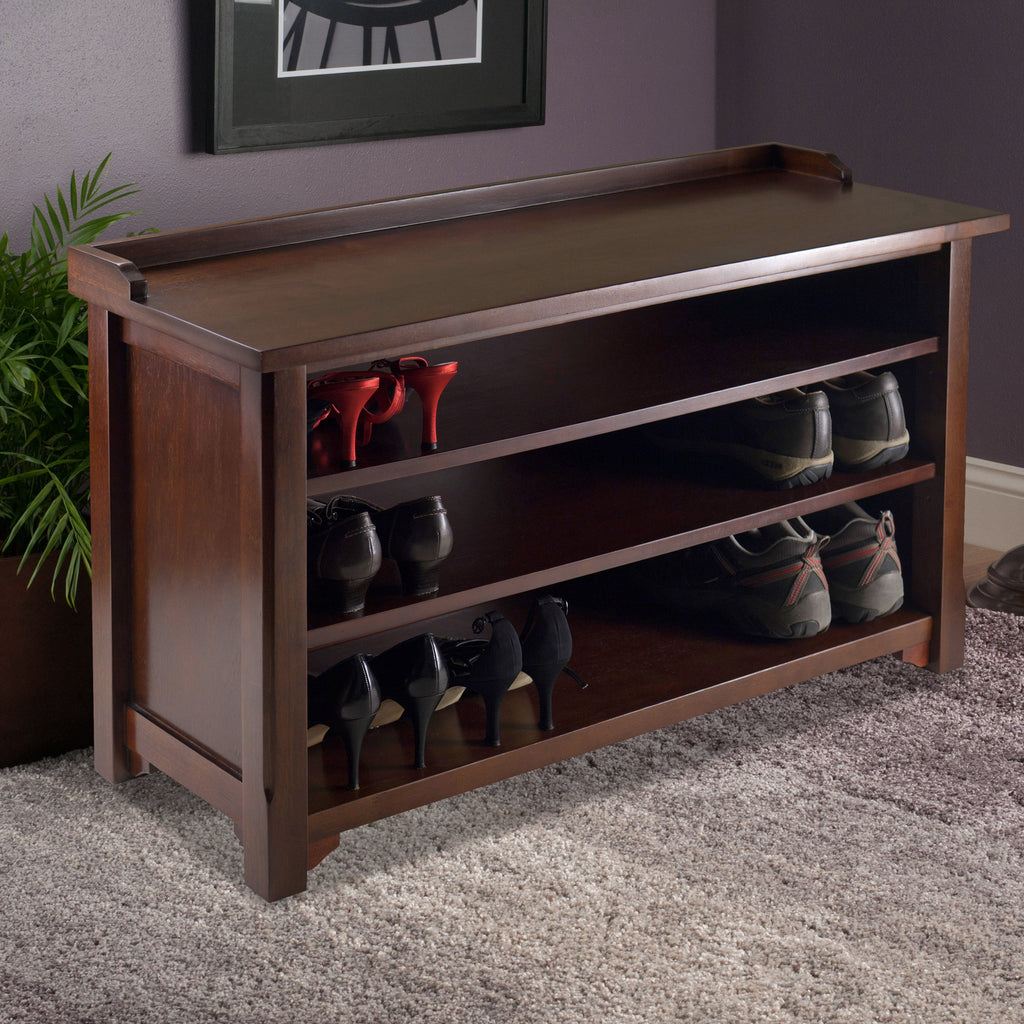 winsome wood storage bench