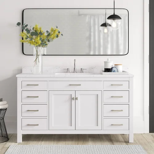 Jillian 36 Single Bathroom Vanity Set Sand & Stable Base Finish: White Wash