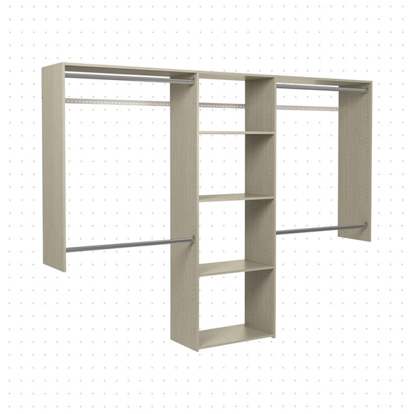 Double Rod Free standing Closet Organizer Heavy Duty Clothe Closet Sto <div  class=aod_buynow></div>– Inhomelivings