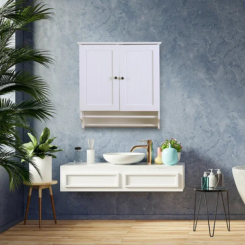 27 W x 29 H x 9 D Wall Mounted Bathroom Cabinet