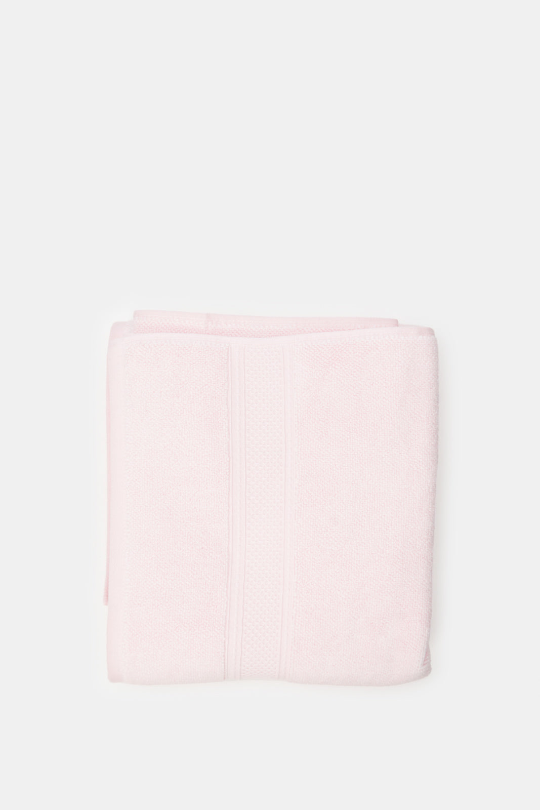 

Pink Textured Cotton Hand Towel