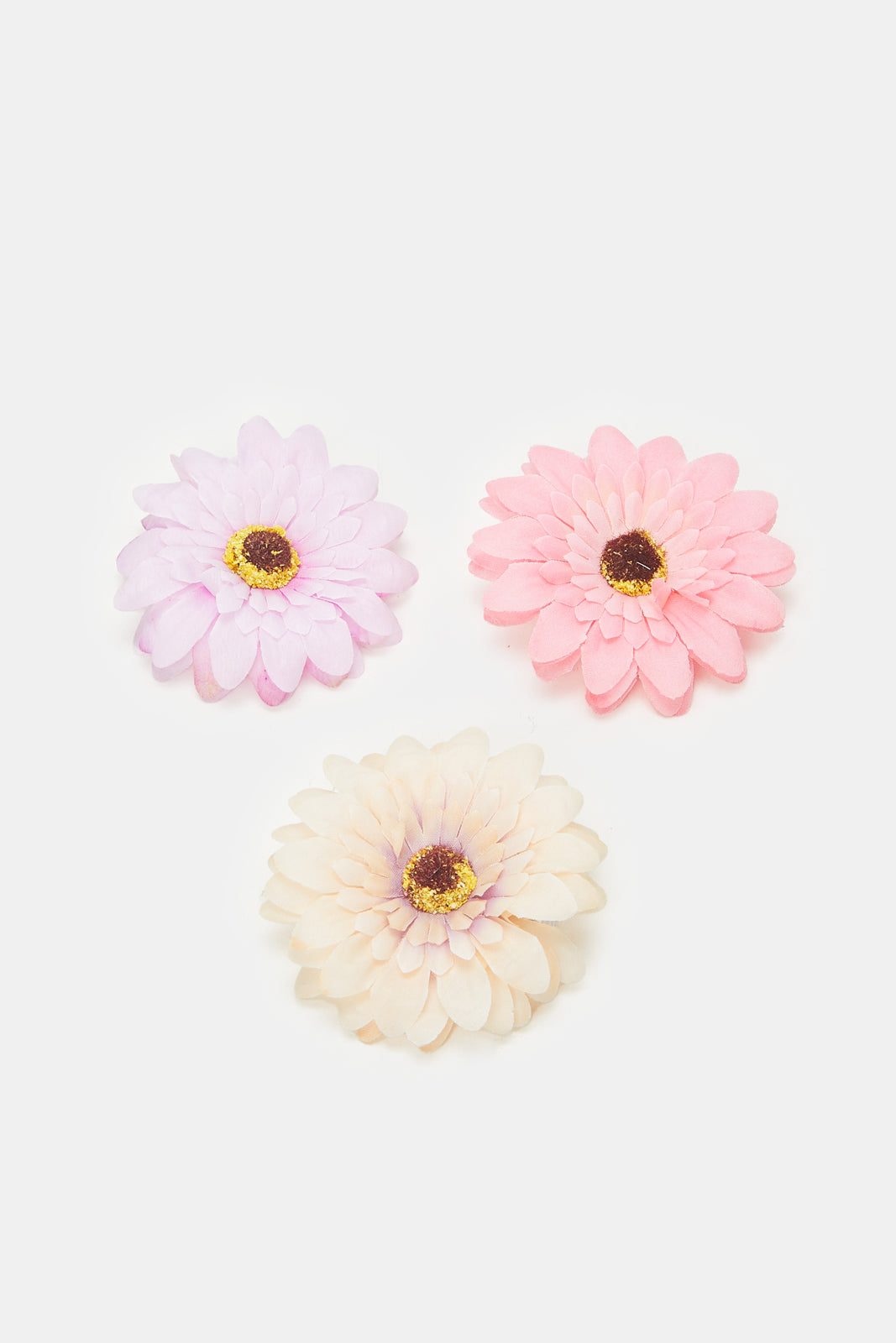 

Girls Assorted Floral Hair Clips (Pack of 3)