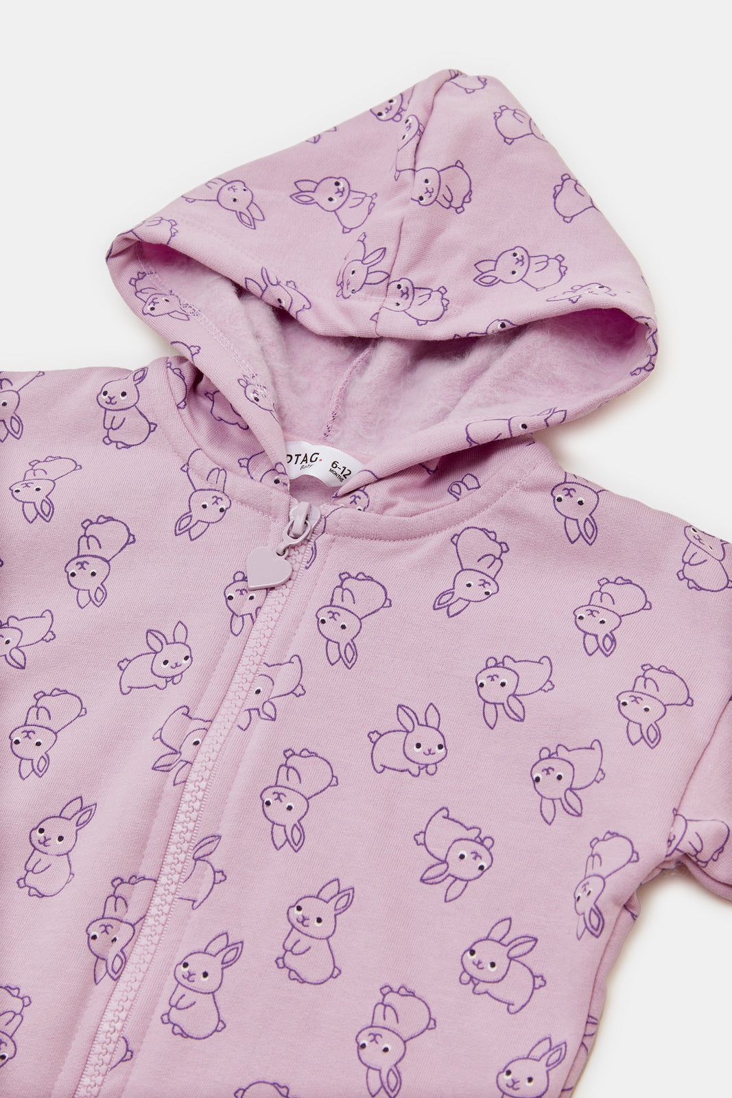 

Infant Girls Lilac Hooded Sweatshirt