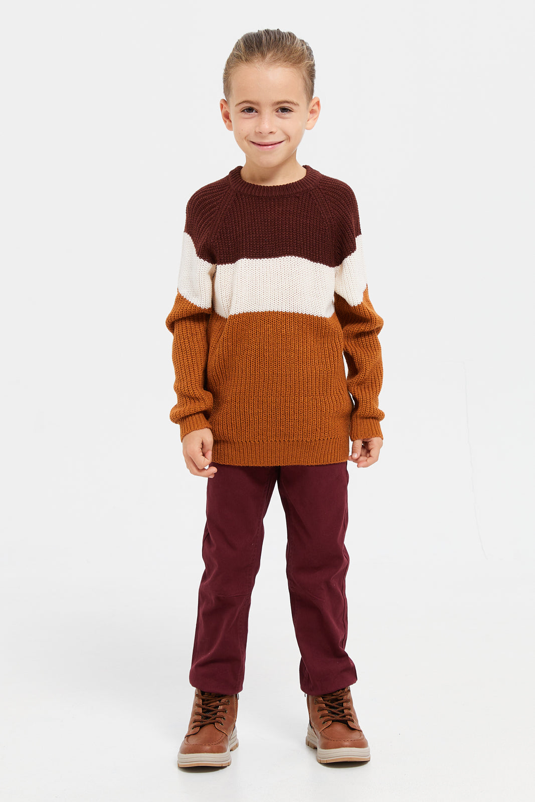 

Boys Multicolour Basic Pull Over