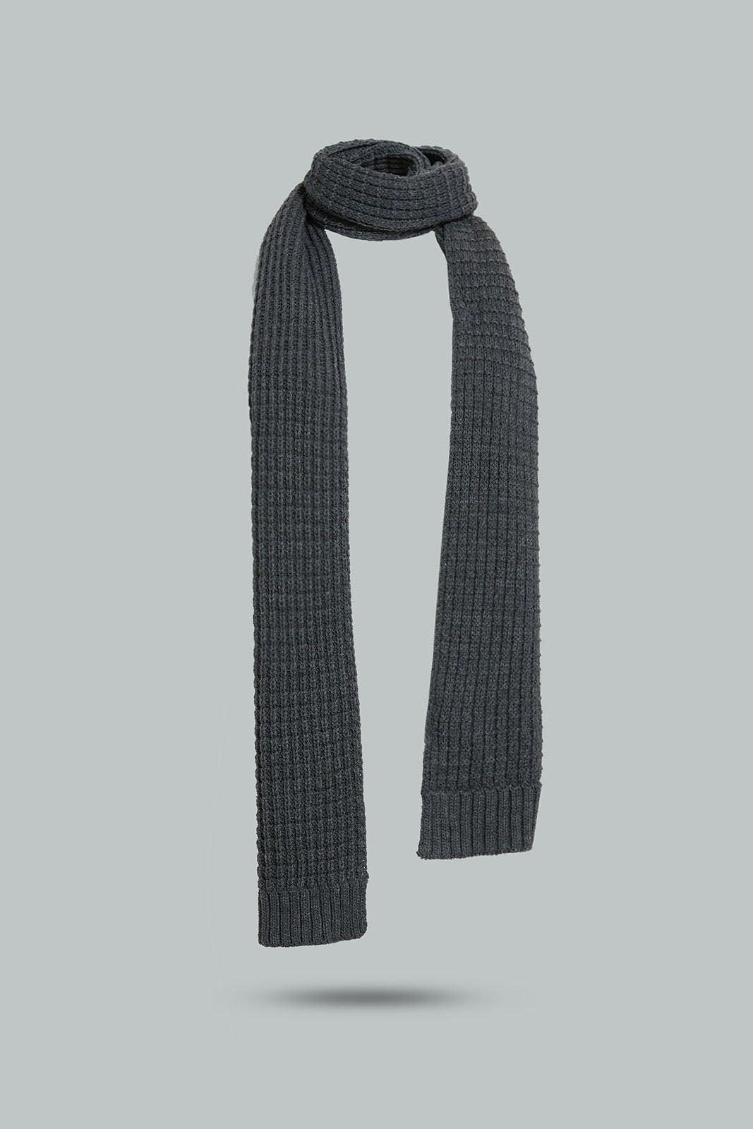 

Grey Knitted Scarf