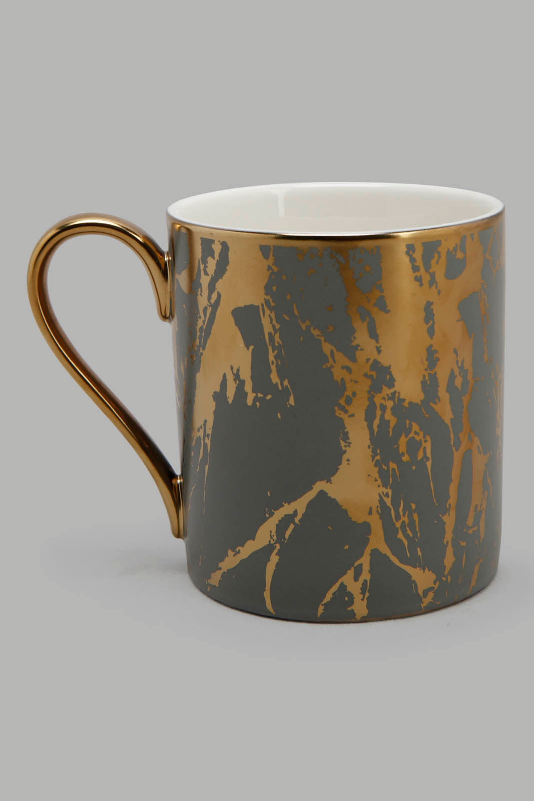 

Grey And Gold Marble Mug