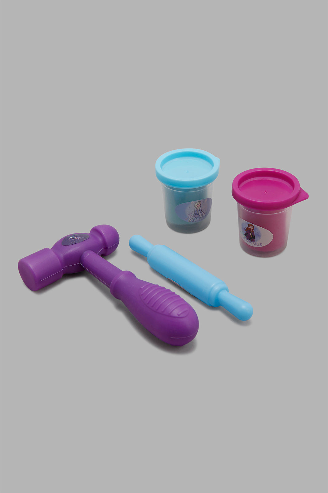 

Girls Purple And Blue Frozen 2 Tubs Of Dough And tool Kit (28Gm)