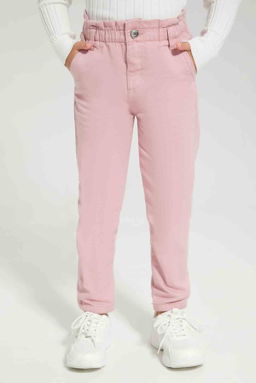 

Girl Pink Mom Fit Pant