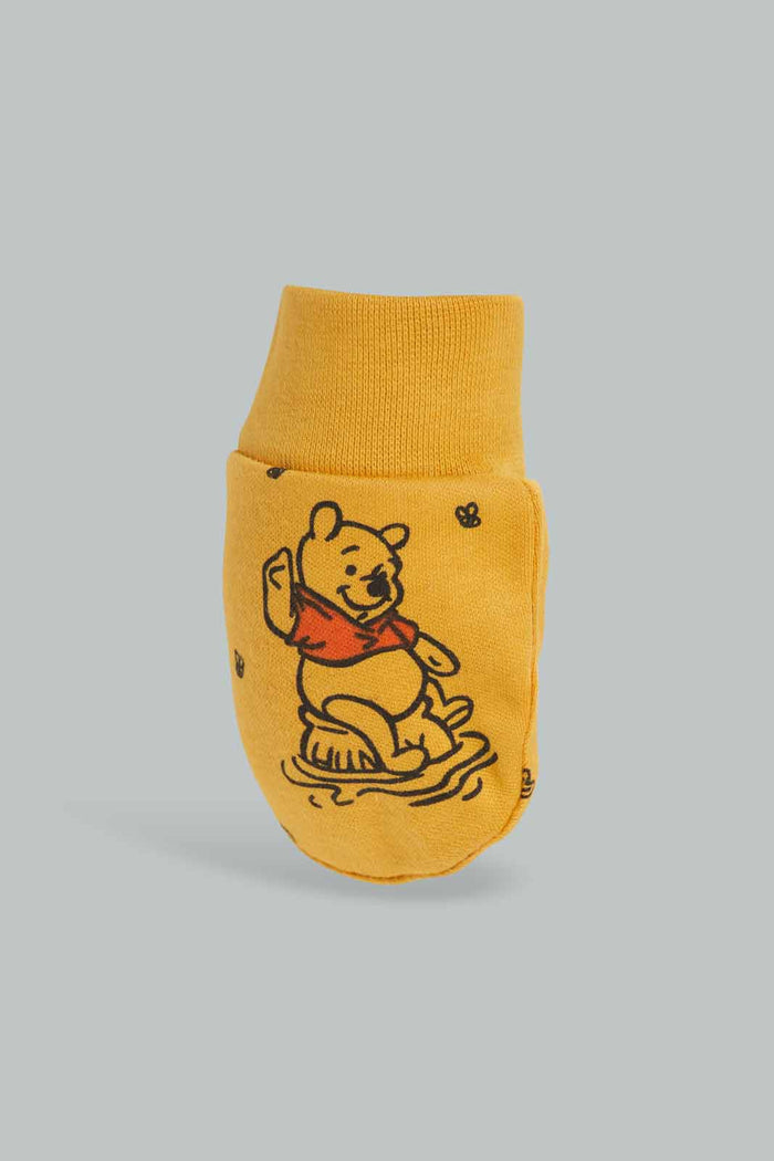 Redtag-Yellow-2Pc-Winnie-The-Pooh-Aop-Mittens-And-Booties-Pack-Category:Booties,-CHA,-Colour:White,-Deals:New-In,-Dept:New-Born,-Filter:Baby-(0-to-12-Mths),-NBF-Booties,-New-In-NBF-APL,-Non-Sale,-Section:Boys-(0-to-14Yrs),-W22B-Baby-