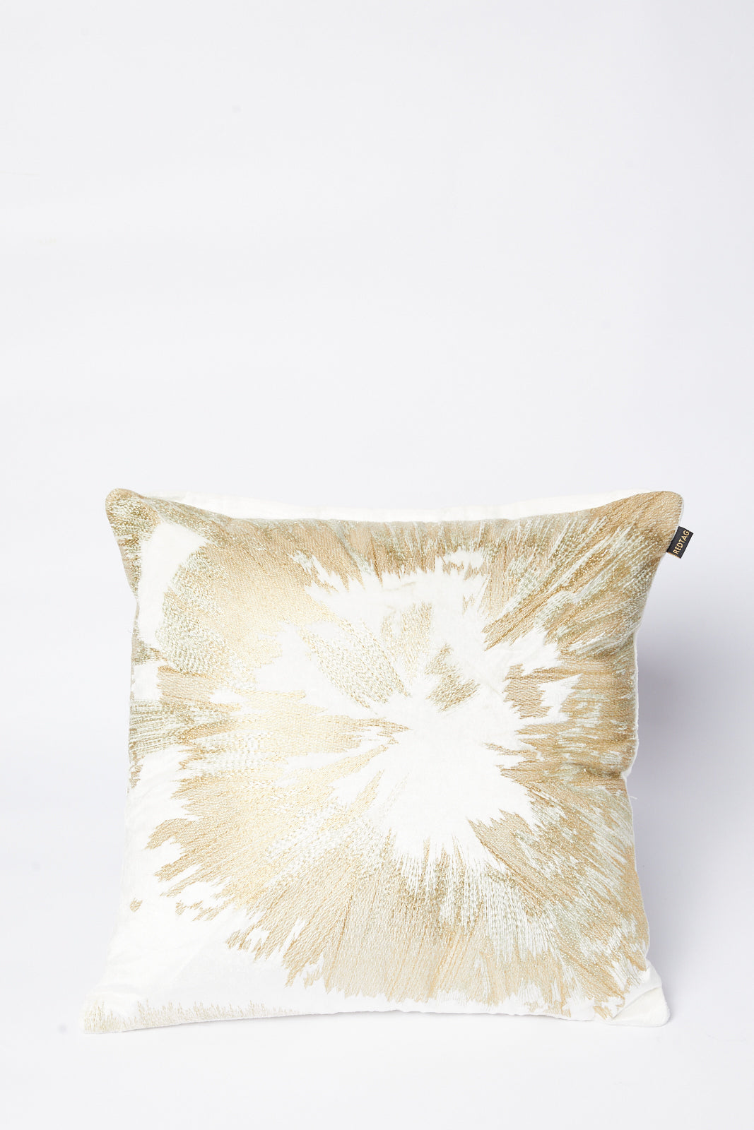 

Gold Sun Ray Embellished Cushion