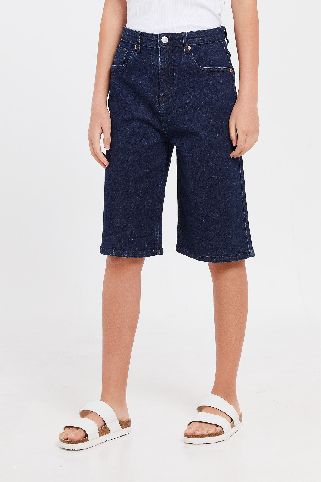 

Senior Girls Navy Denim Short