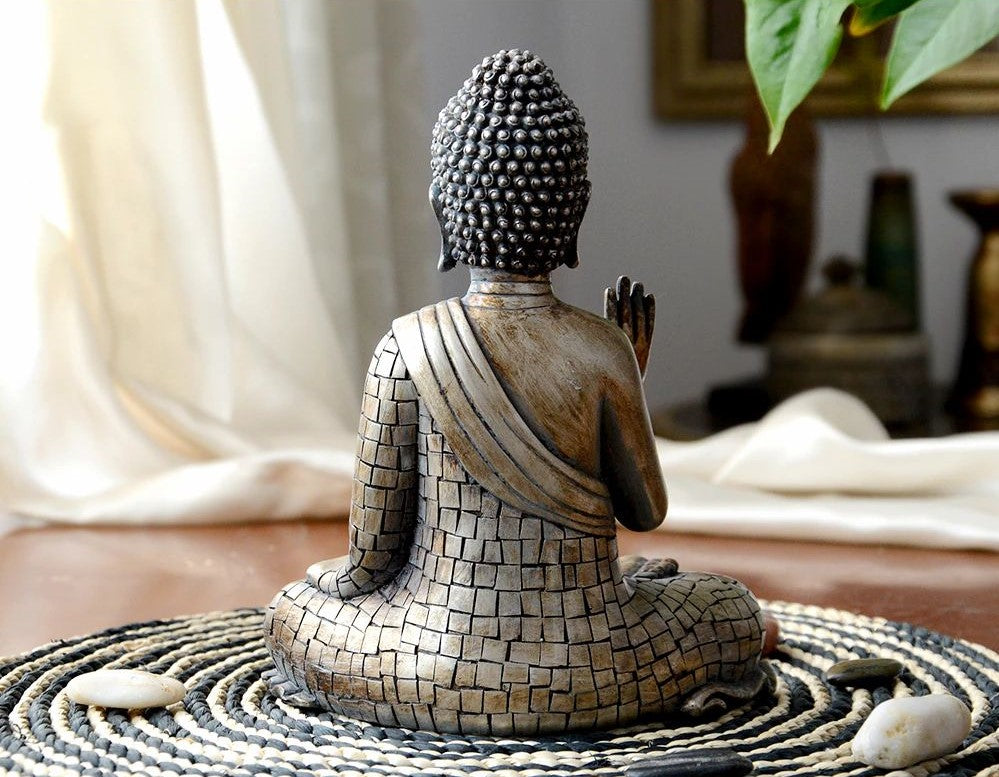 Buddha Resin Statue for spiritual decor9