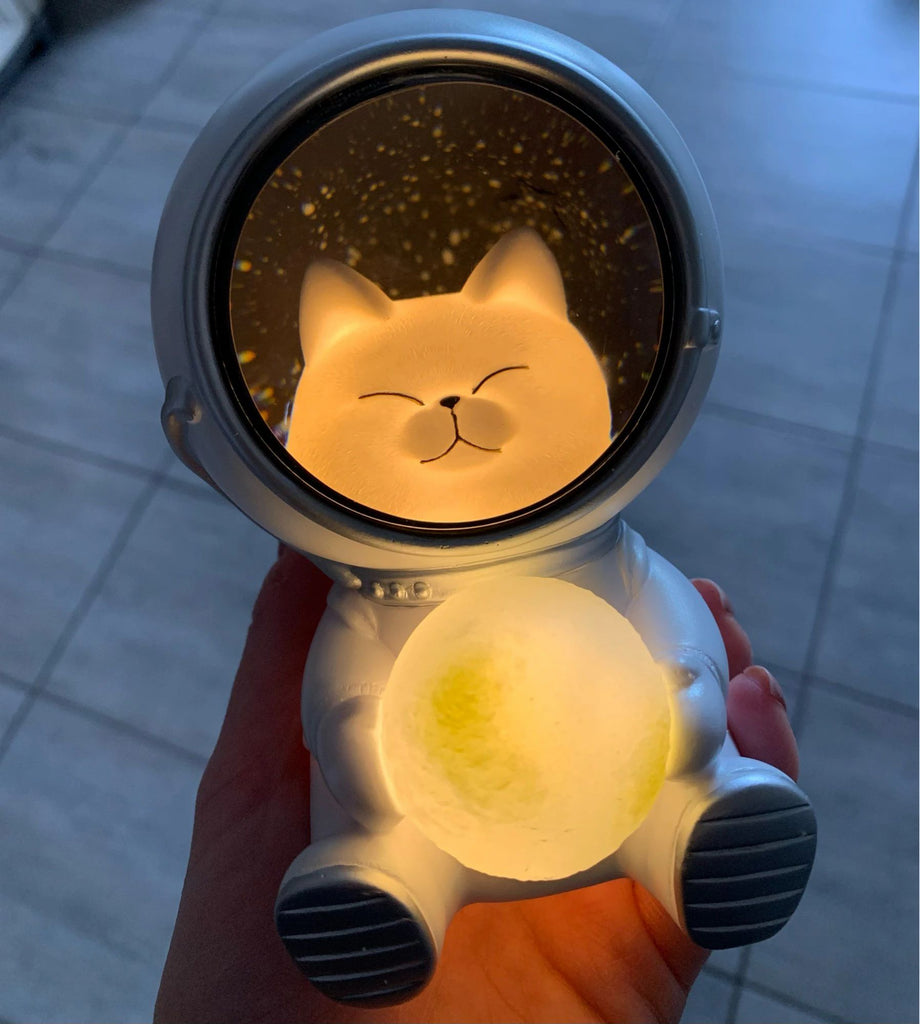 Astronaut Animal Lamp for space-themed decor3