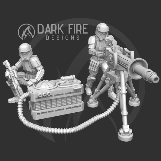 Authority Tropical Sniper Team - single mini or bundle - SW Legion  Compatible (38-40mm tall) Multi-Piece Resin 3D Print - Dark Fire Designs