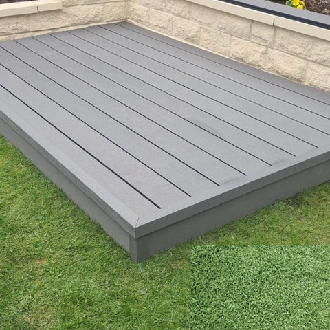 Grey Composite Decking Installation Bradford