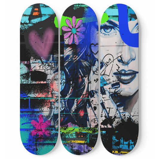 Japan VI, Japanese Aesthetic Skateboard Deck Wall Art