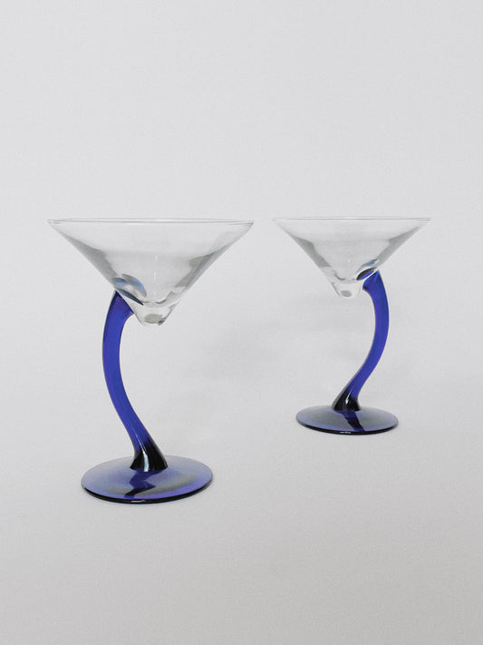 Vintage French Engraved Crystal Dessert Wine Glasses, Set of 8 – Laurier  Blanc