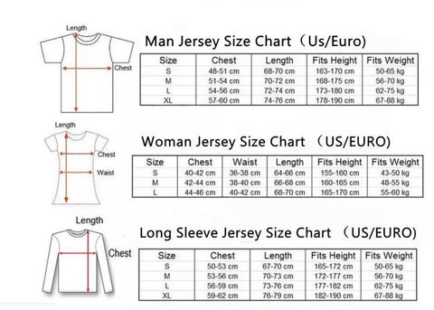 World Cup Jersey Sizing Guide 