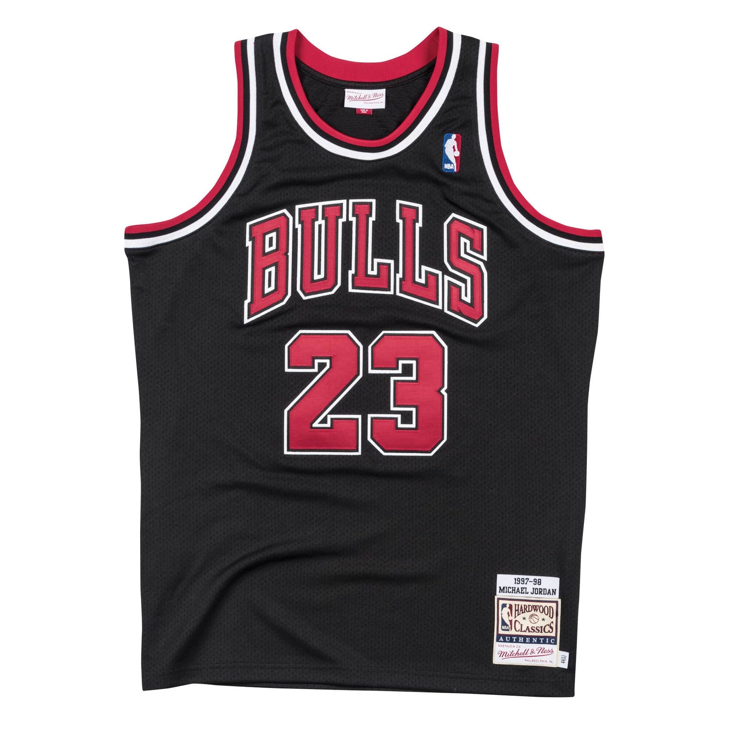 Black Authentic Jersey Chicago Bulls 