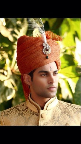 Rajasthani turban.
