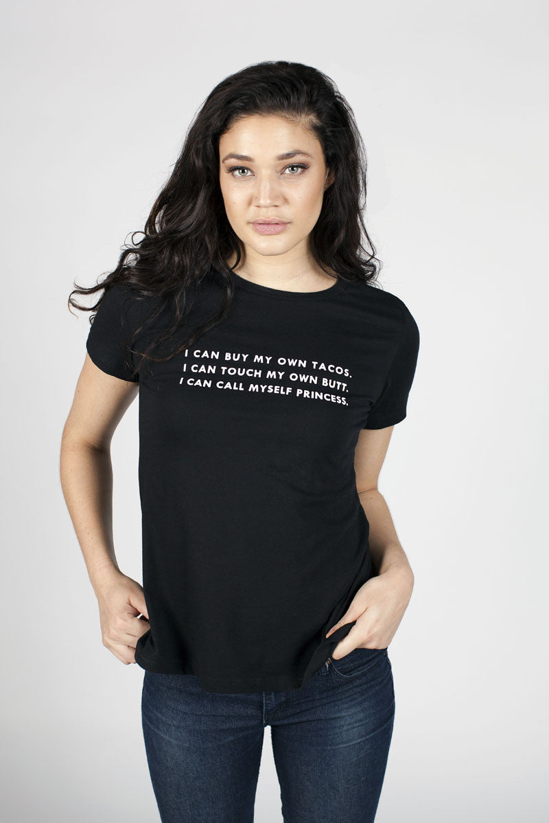 I Can Buy My Own Tacos women's tee - Gear From Last Night