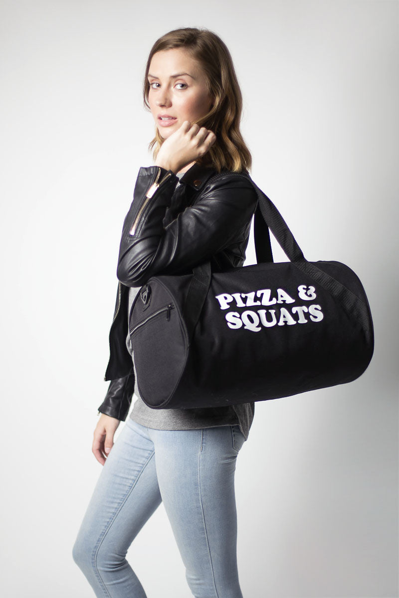 Pizza & Squats Duffel | GFLN - Gear From Last Night