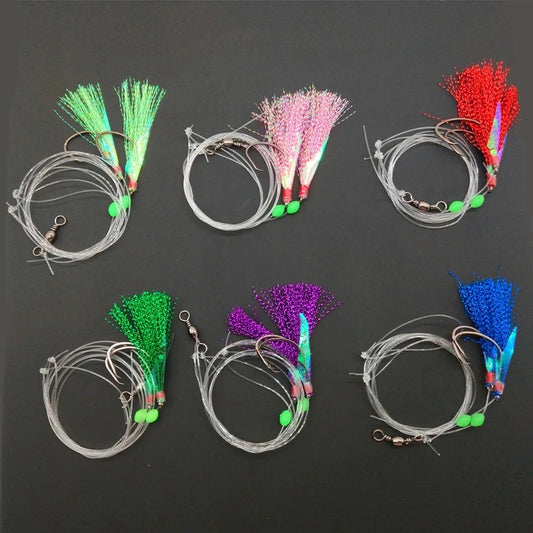 5 PACKS of Sabiki Bait Fishing Rigs (6 Styles available) – Jackpot Tackle