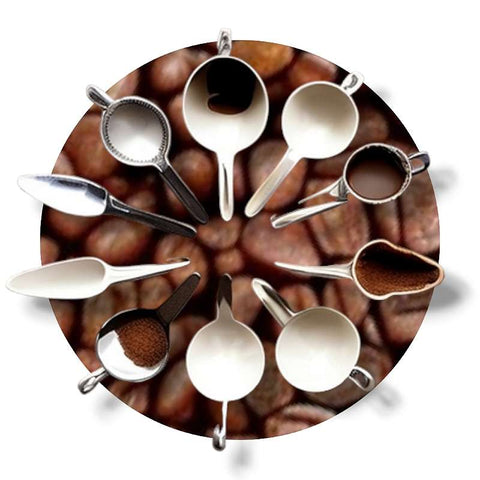 Coffee scoops for accurate measurements