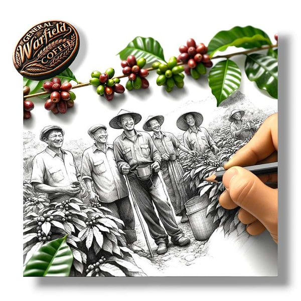 General Warfield's Coffee cooperatives get treated and paid fairly through sustainable farming