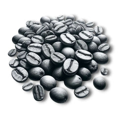 Pile of specialty grade coffee beans