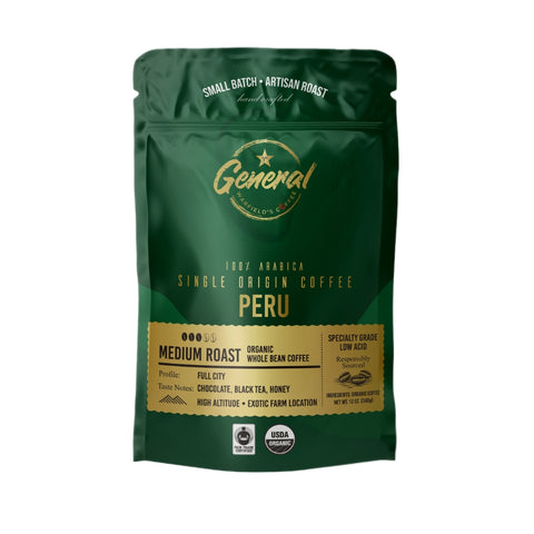 Fair Trade and Organic certified Peruvian roast