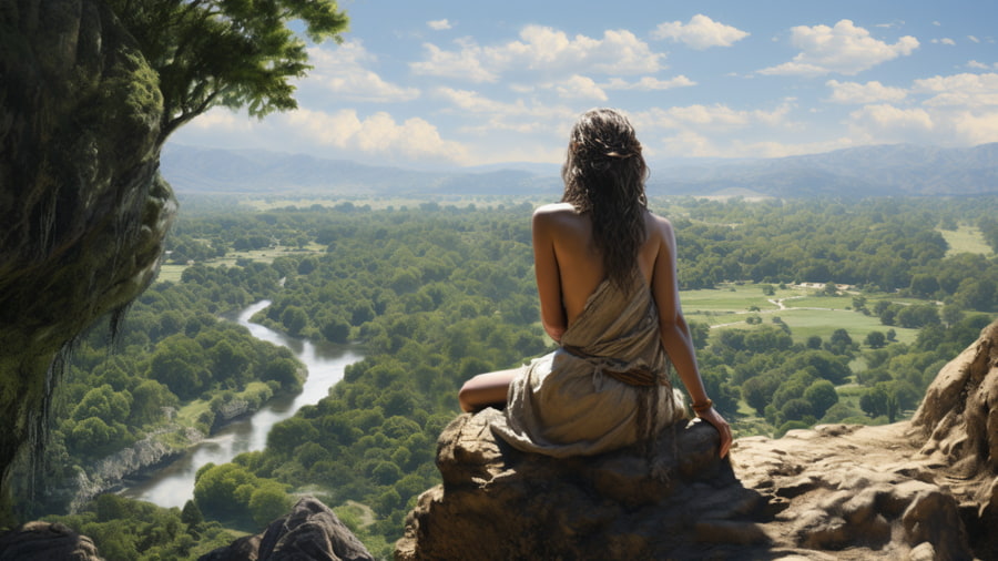 Image illustrating origins of Earthing practice that can be traced back to ancient civilizations that revered the Earth's energy as a vital force for health and vitality for human body