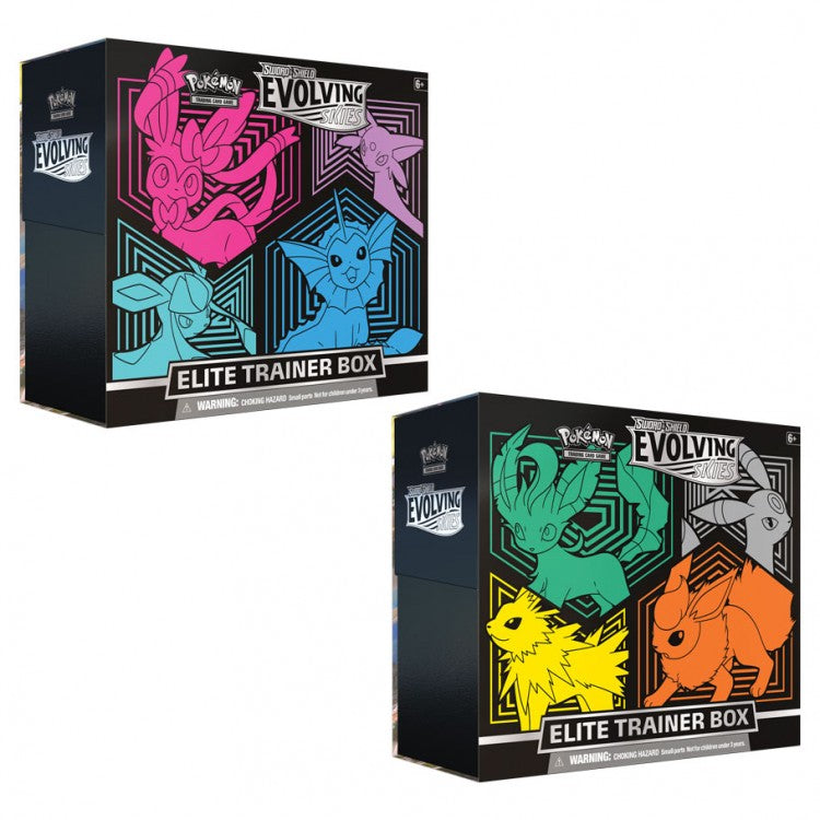 Pokemon: Evolving Skies Elite Trainer Box (Glaceon/Vaporeon/Sylveon/Espeon)