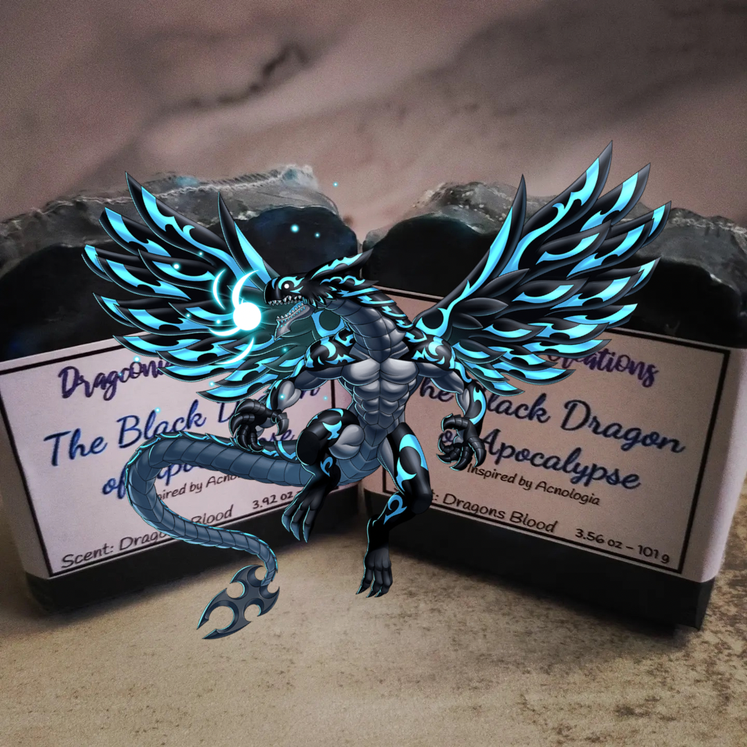 Black Dragon of Apocalypse Artisan Bar Soap – dragconiacreations