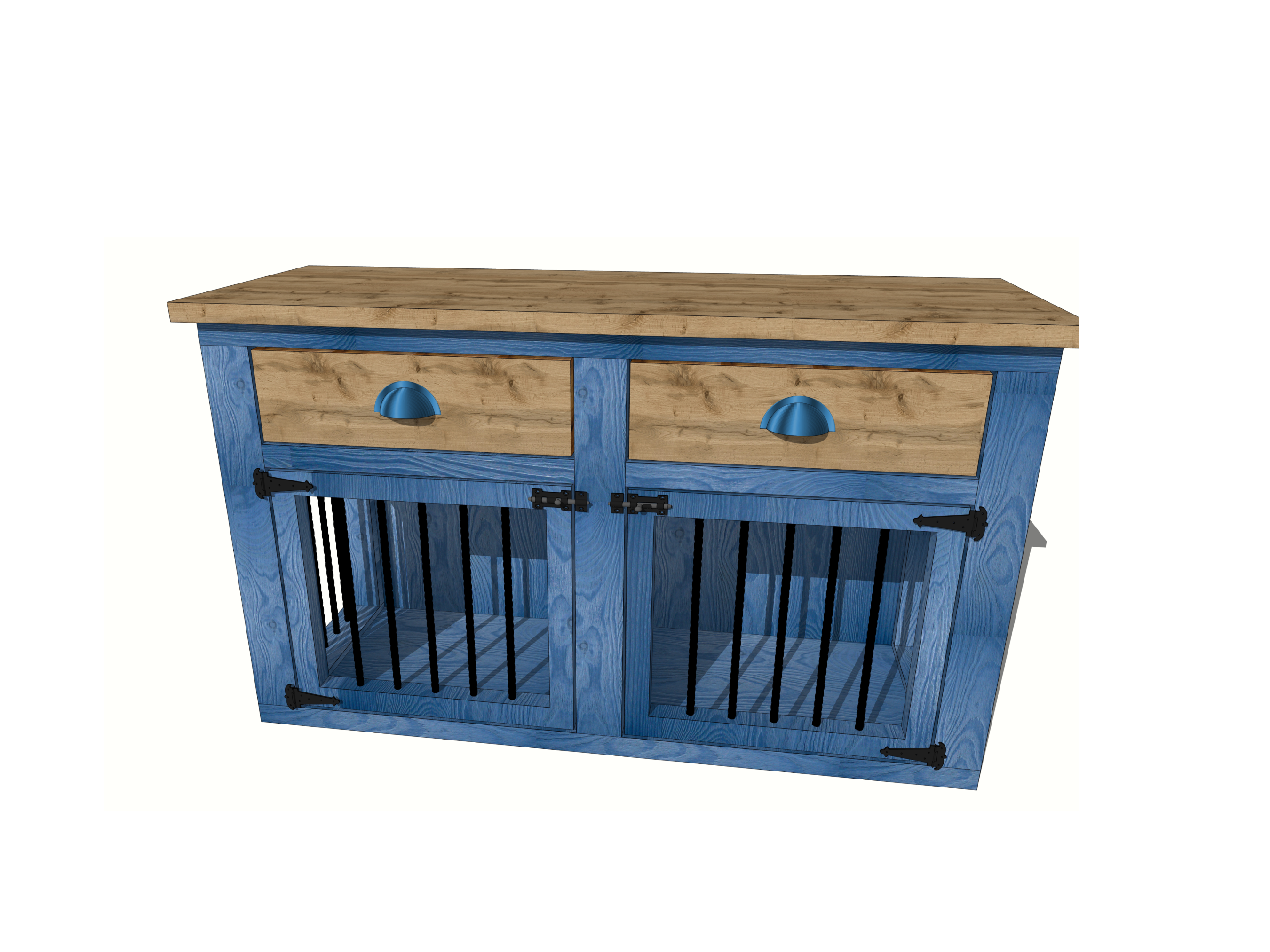 Fb Dog 786 Xxx - Double Dog Crate Furniture, Dog Kennel Furniture, Wooden Double Dog Cr |  MeoWoofStore