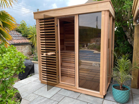Modern Outdoor Box Sauna – SAUNASNET