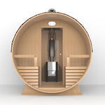 Saunasnet Outdoor Barrel Sauna With Glass Window