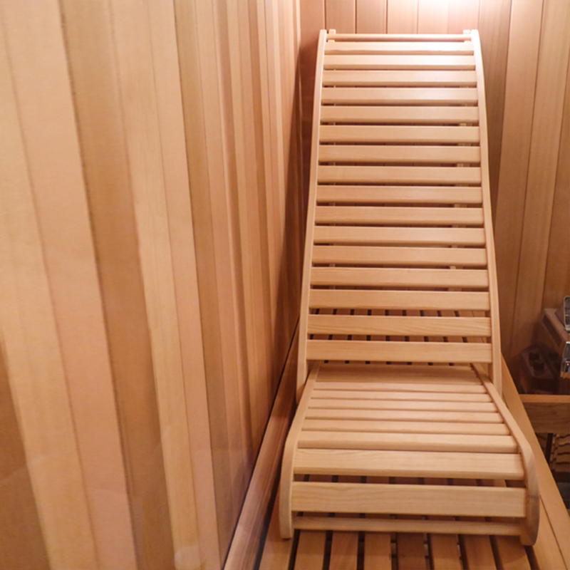 Wooden Lounge Reclined Sauna Chair – SAUNASNET